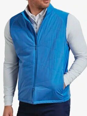 NWT Peter Millar Golf Vest MEDIUM Crown Sport Fuse Hybrid Sailor Blue $225